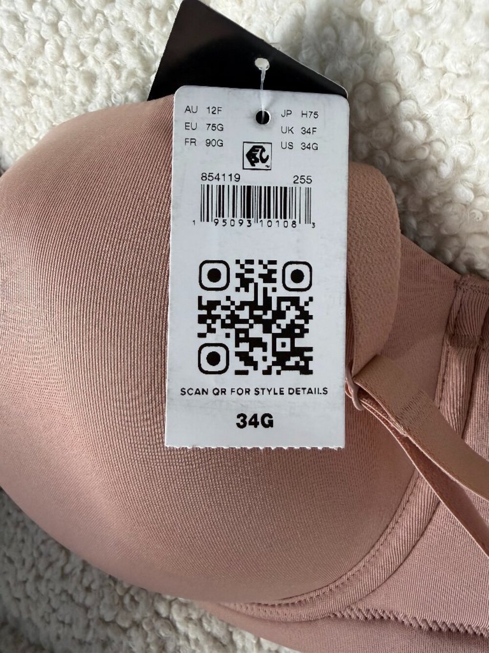 Wacoal Red Carpet Strapless Bra 34G – Nude – New Never Worn